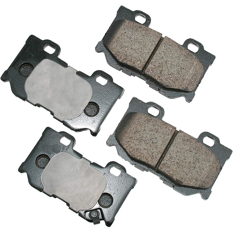 Akebono ACT1347 Rear Brake Pad  GREY
