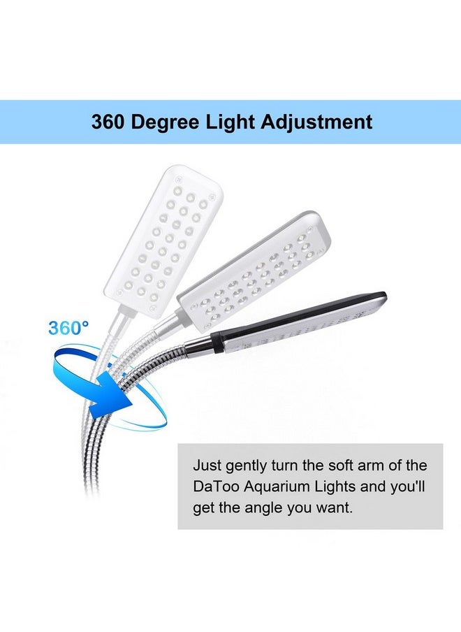 DATOO - Aquarium Light Small Led Clip Light For Fish Tank, 1 Yr Warranty - Image 1
