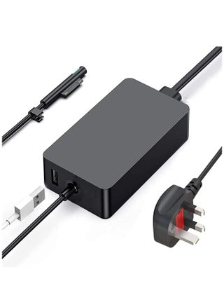Surface Pro Charger For Microsoft Surface with Surface Laptop Charger 65W 15V 4A Compatible for Surface Book, Surface Go, Surface Laptop Go, Surface Charger For X/Pro8/Pro7/Pro 6/Pro5/Pro4 - pzsku/Z862A8DA98855D85A8F97Z/45/_/1680294101/bacc6e1e-594d-4638-801c-96d01bd81bf2