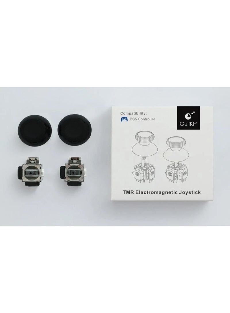 GuliKit TMR Electromagnetic Joystick, Drift Protection, Super Smooth Replacement Repair Part, Long Life, Excellent Temperature Stability, Compatible with PS5 DualSense Controller, Includes 2 Stick - Image 1