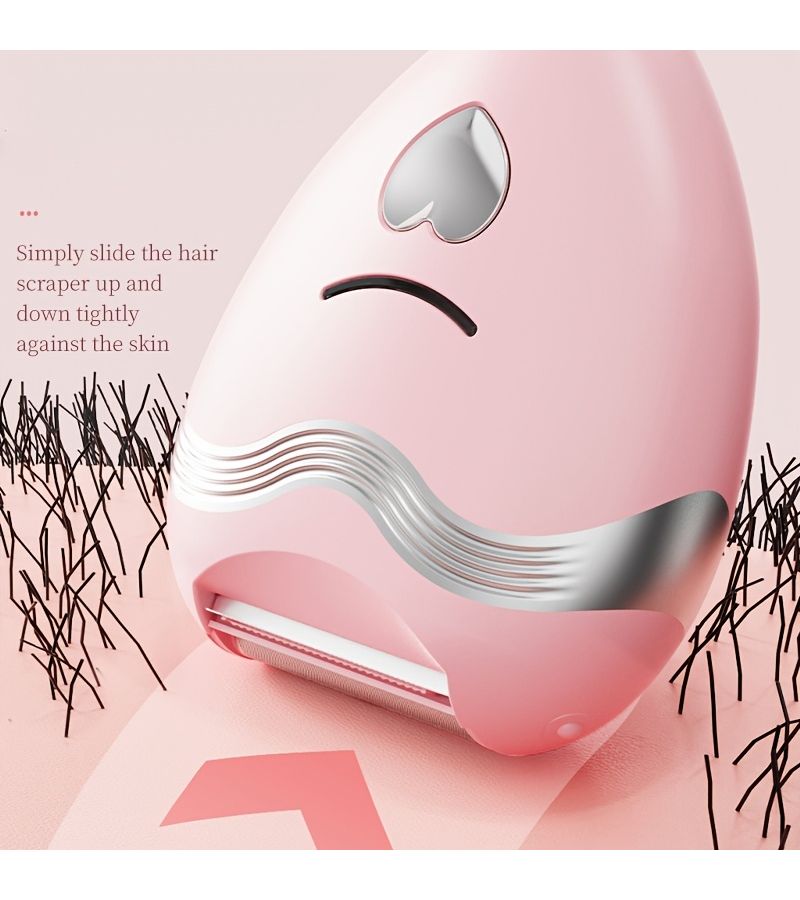 White Rechargeable Bikini Facial Epilator Wet Dry Portable Hair Removal for Women - Image 4