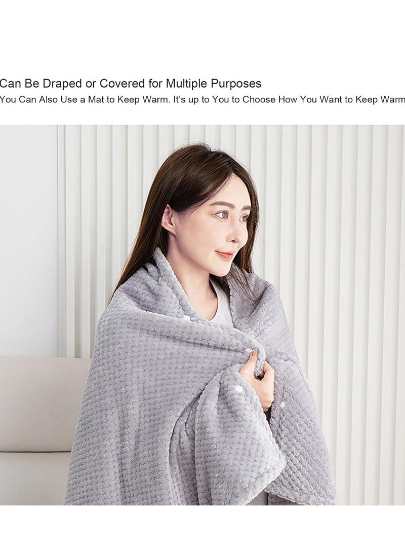 Electric Heating Blanket, Comfortable and Soft Automatic Shutdown, Suitable for Home, Office and Outing（90x60cm） - Image 2