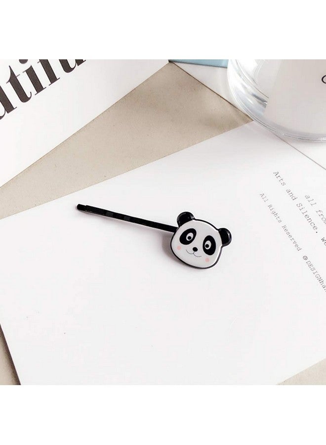 Apol Set Of 8 Cartoon Panda Bear Hair Clips Barrettes Hairpin Kids Hair Accessories For Women Girls - Image 4