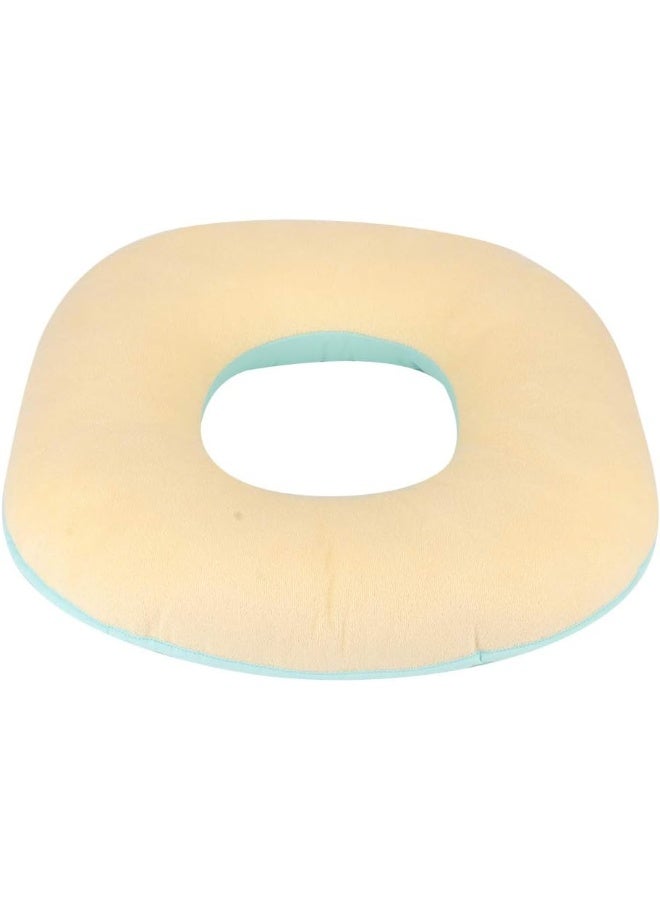 ANGGREK Donut Pillow for Bedridden Patients - Cream and Blue - Image 2