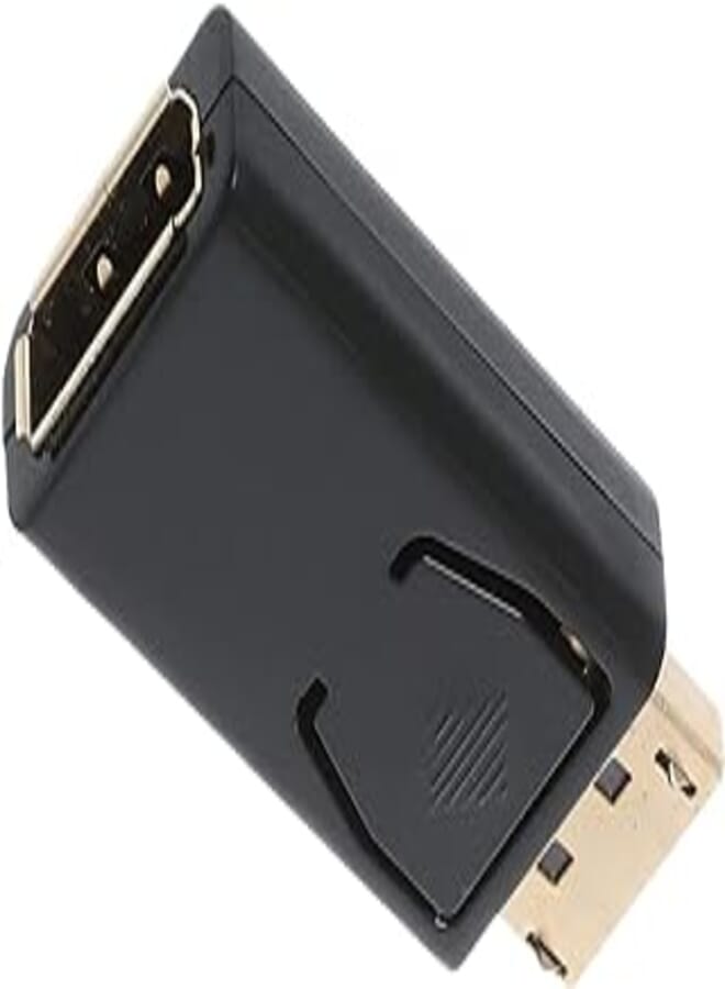 Keendex kx1757 display port (dp) male to display port female (dp) adapter - black