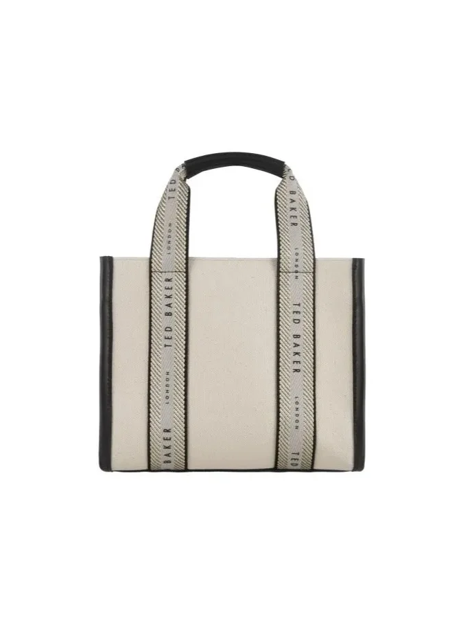 Ted Baker Georjea Branded Webbing Canvas Small Tote