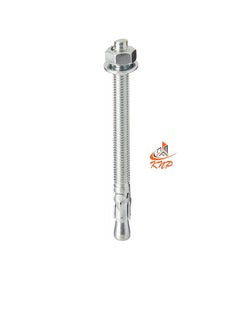 KNP Zinc Plated Through Bolt 10x100mm - 5pcs  - Image 1