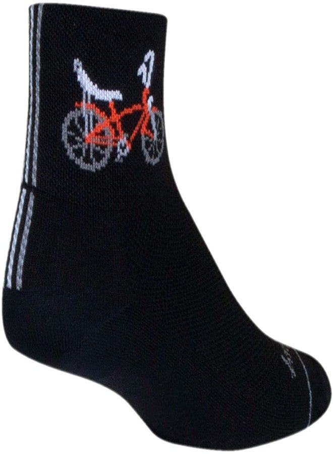 SockGuy Classic 3in Stingray Cycling/Running Socks (Sting Ray - L/XL) - Image 1