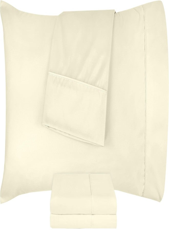 Utopia Bedding Queen Pillowcases - 4 Pack - Envelope Closure - Soft Brushed Microfiber Fabric - Shrinkage and Fade Resistant Pillow Covers Queen Size 20 X 30 Inches (Queen, Ivory) - Image 5