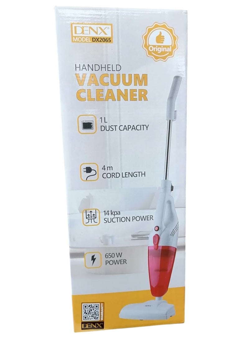 Denx 650W portable vacuum cleaner, 1L dust capacity and 4m cable - Image 5
