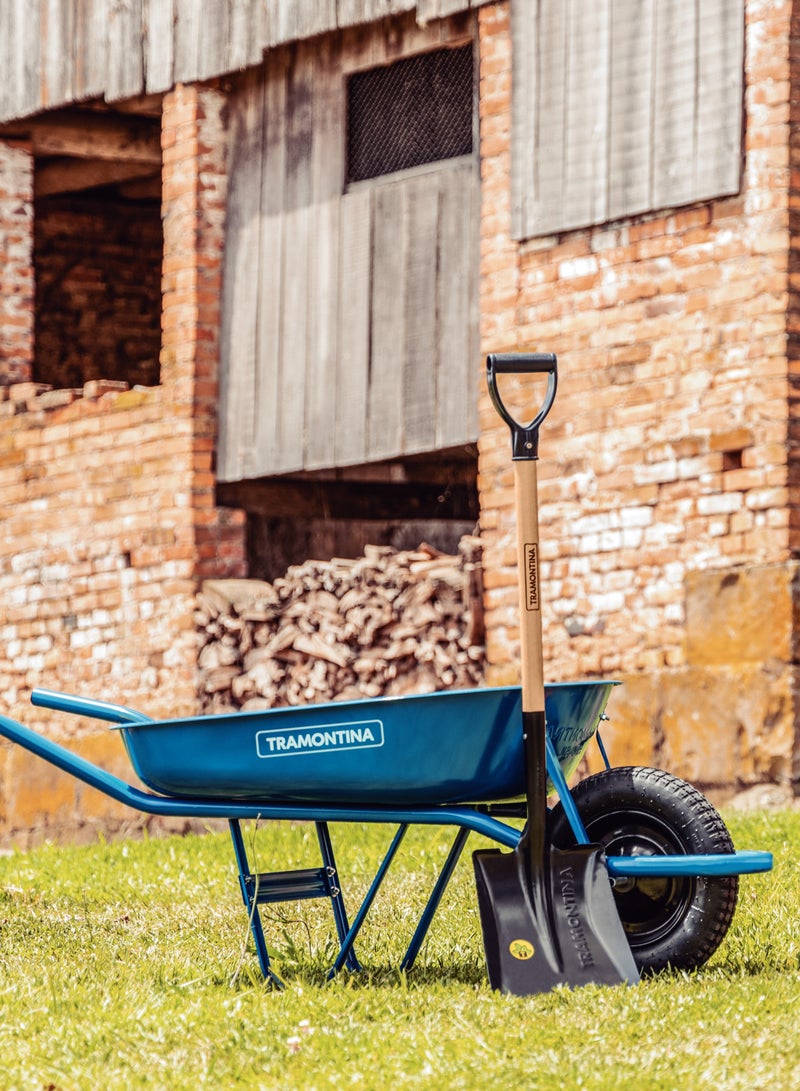 TRAMONTINA Square Mouth Shovel with 71cm Wood Handle - Image 3
