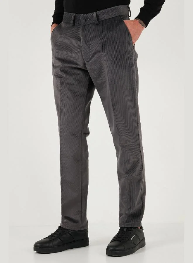 Buratti  Buratti Normal Waist Regular Fit Straight Leg 2-Pack Velvet Trousers Men's VELVET TROUSERS 645MERLINS2 for Men | Best Price UAE