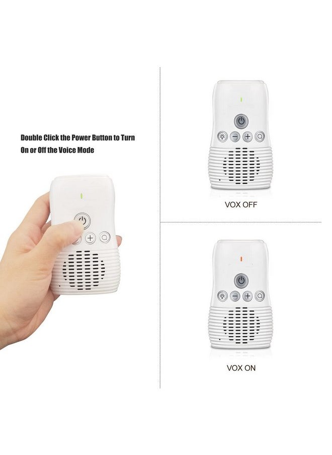 ciciglow - DM221 Audio Baby Monitor, 1000ft Range, Vibrating Sound Alert, Talk Back Intercom, Night Light, Noise Detection, Two Way Intercom, Point to Point (U.S. - Image 1