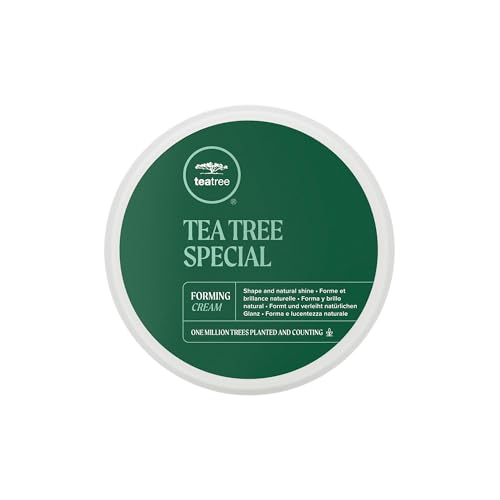 Tea Tree Forming Cream, Flexible Hold, Natural Shine Finish, For All Hair Types, Especially Medium to Coarse, 3 oz