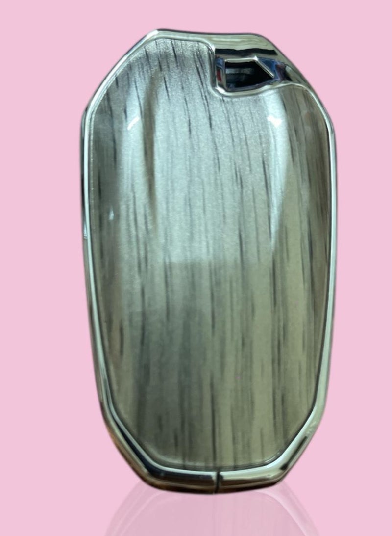 Key Cover, Car Key Case 3 Keys Fit For Peugeot 3008 5008 208 308 408 508 307 Citroen C1 C3 C4 C5 Grand Picasso DS3 DS5 Cactus C3XR - METAL Champagne - Image 2