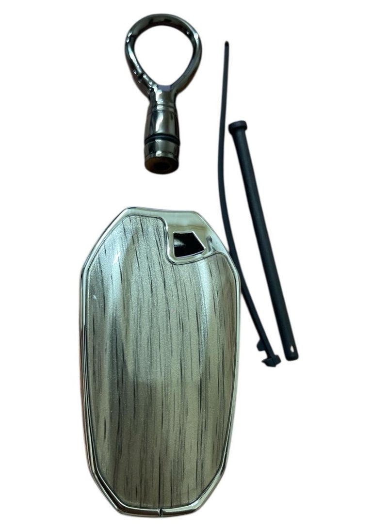 Key Cover, Car Key Case 3 Keys Fit For Peugeot 3008 5008 208 308 408 508 307 Citroen C1 C3 C4 C5 Grand Picasso DS3 DS5 Cactus C3XR - METAL Champagne - Image 3