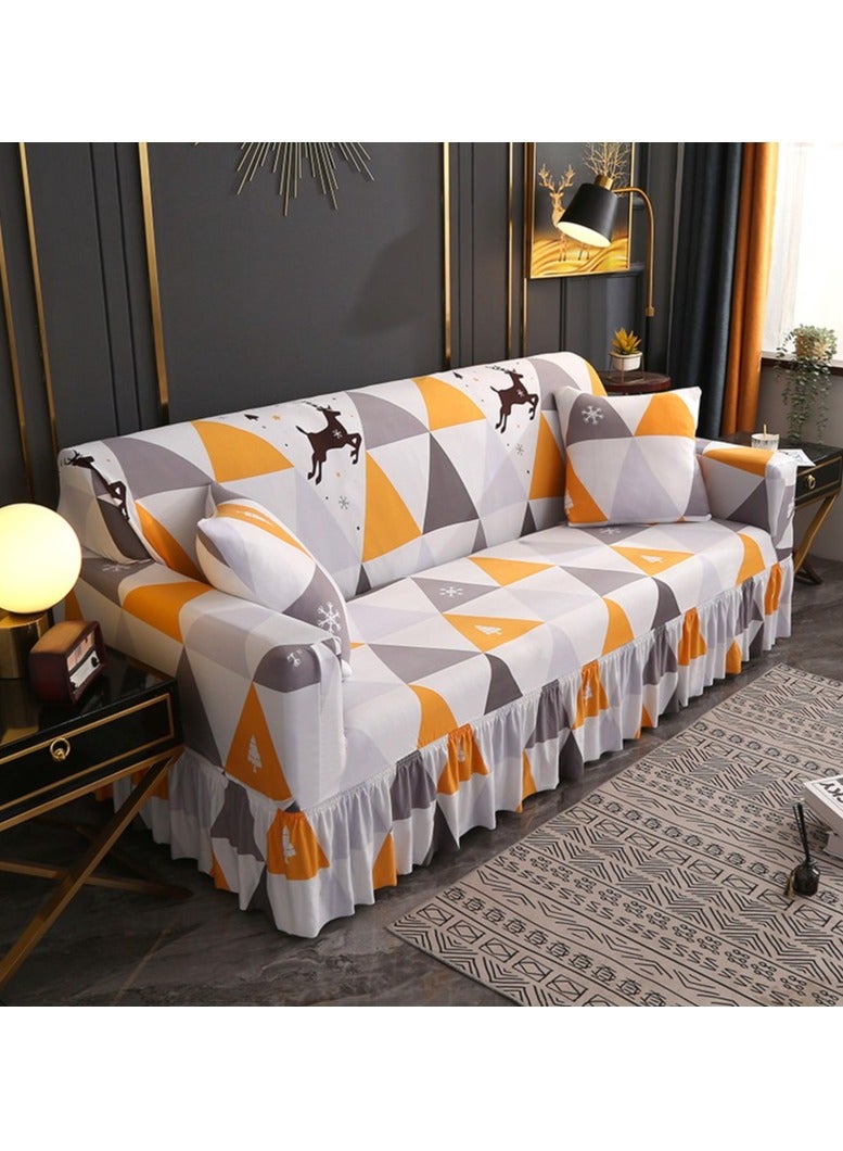 Nariele New Four Seasons All Inclusive Combed Kasai Skirt Sofa Cover