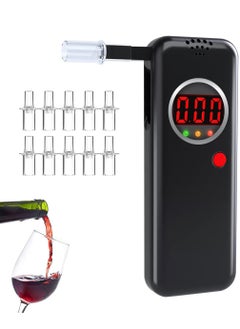 SYOSI Breathalyzer, High-Accuracy Professional Tester with 10 Mouthpieces, LCD Digital Display Tester for Personal and Professional Use  - Image 1