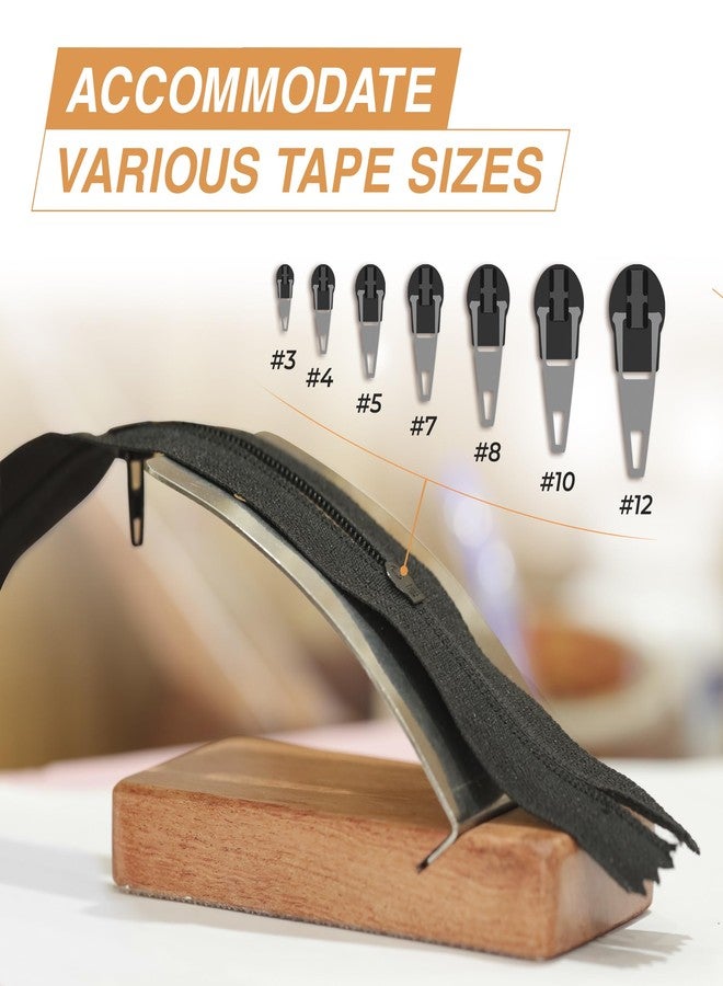 Savina Zipper Jig Tool, Hardwood & Stainless Steel Zipper Installing Tool for Dresses & Pants, Works with Various Sizes, Tool for Sewing. - Image 3