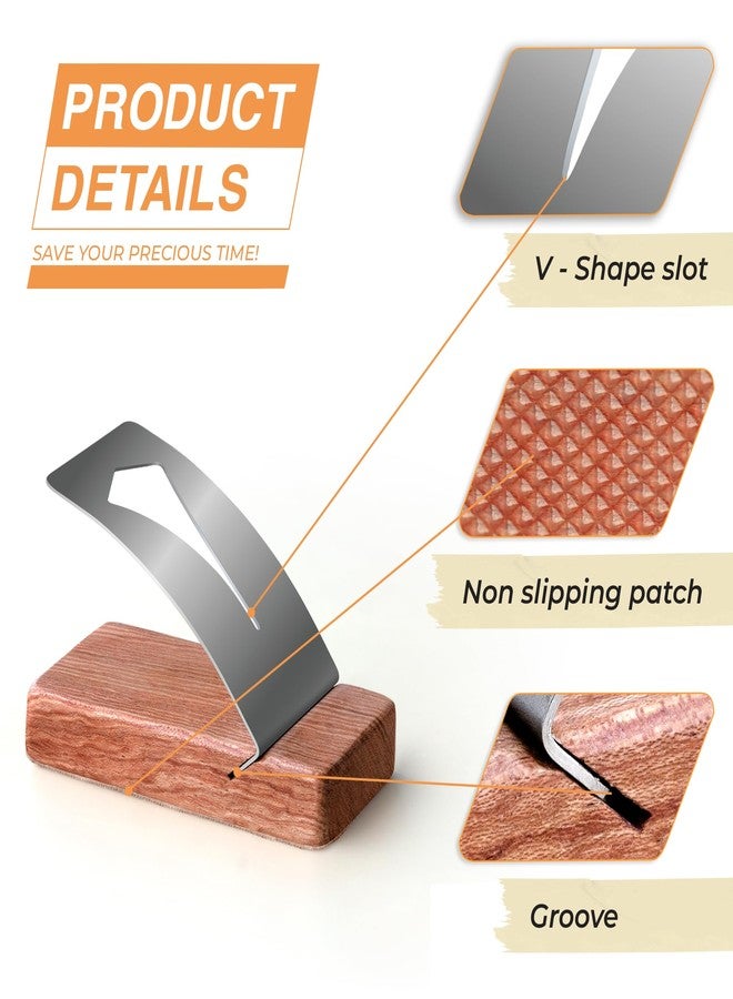 Savina Zipper Jig Tool, Hardwood & Stainless Steel Zipper Installing Tool for Dresses & Pants, Works with Various Sizes, Tool for Sewing. - Image 4
