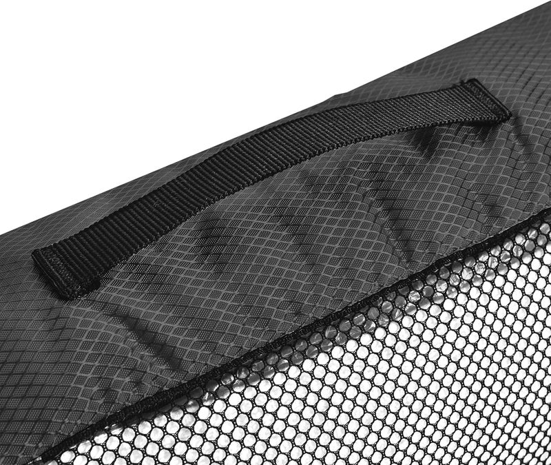ALANX Packing Cubes for Suitcases 4 Piece Mesh Zipper Cubes Organizer Set Clothes Storage Bags Set for Luggage Travel Organisers Accessories (Black, Medium) - Image 3