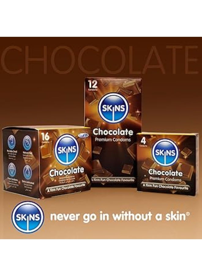 SKINS CONDOMS CHOCOLATE 8PIC - Image 2