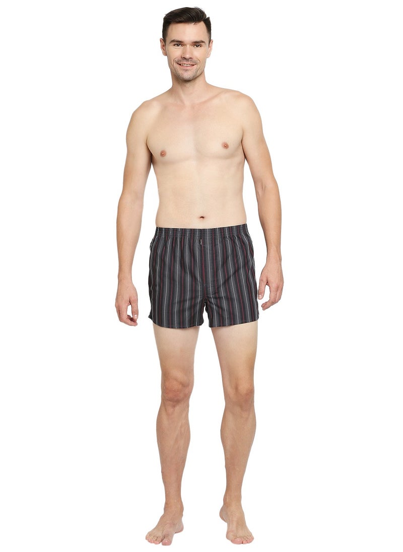 BYC - Men's Printed Comfortable Boxer Striped - Image 1
