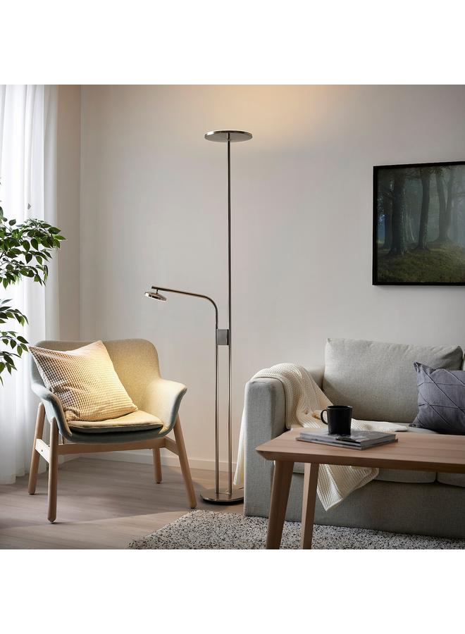 Floor lamp,Alloy Steel, white/handmade136 cm (VICKLEBY) - Image 2