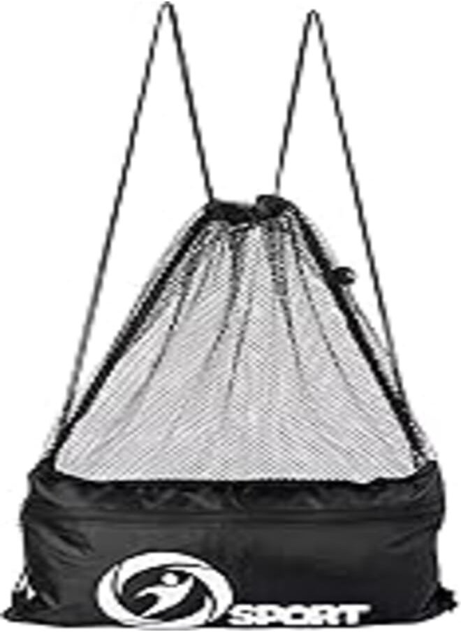 SPORT SPORT Swimming Equipment Bag with Zipper Black 
