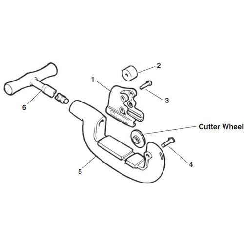 RIDGID 32820 Model 2-A Heavy-Duty Steel Pipe Cutter with Extra-Long Shank, 1/8" to 2" Metal Pipe Cutter - Image 4