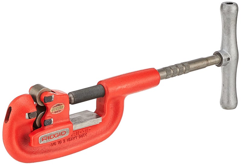 RIDGID 32820 Model 2-A Heavy-Duty Steel Pipe Cutter with Extra-Long Shank, 1/8" to 2" Metal Pipe Cutter - Image 5