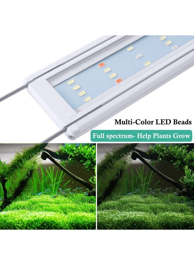 HITOP Full Spectrum LED Aquarium Light - 12” 16” 24” 32” Classic Fish Tank Light with RGB LEDs, with Timer and Stable Extendable Brackets (12-20in) - Image 5