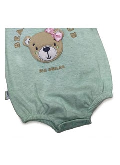 BabyShoora Baby Girls Playsuit with Shoulder Frills  - Image 5