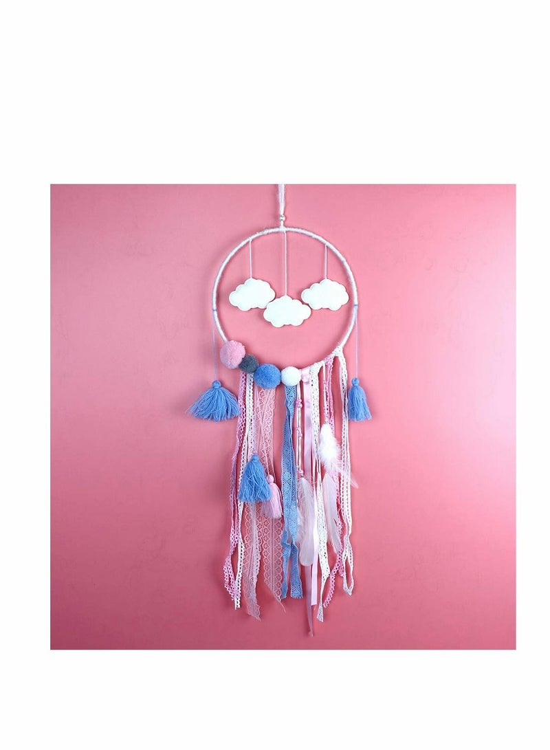 NIBEMINENT Dream Catcher Feather Pendant Wall Hanging for Car Home Girls Kids Nursery Mobile Bedroom Decoration Decor - Image 1