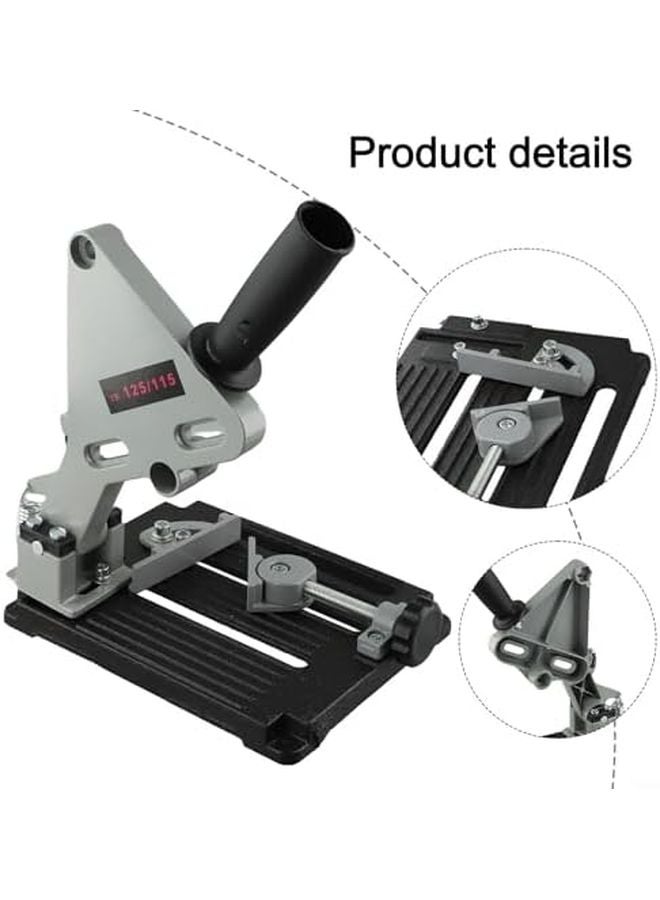 Angle Grinder Stand With Cast Iron Base Adjustable Holder For 100 125mm Tools - Image 4