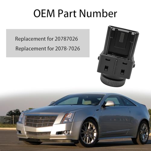 WUGANGATPS Front Door Lock Switch Front Left and Right Side Compatible with Cadillac CTS CTS-V Coupe 2011 2012 2013 2014 2015 Latch Release Button Replacement for 20787026 2078-7026 - Image 3