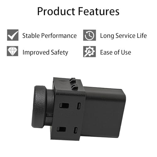 WUGANGATPS Front Door Lock Switch Front Left and Right Side Compatible with Cadillac CTS CTS-V Coupe 2011 2012 2013 2014 2015 Latch Release Button Replacement for 20787026 2078-7026 - Image 5