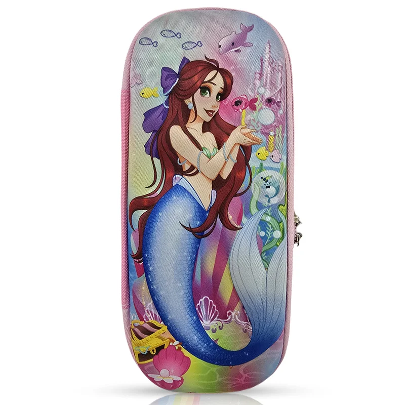كوكوبي Cocobee Mermaid Pencil Case With Internal Mesh Pocket, Sturdy Build, Zipper Closure – Girls, 3+ Years, Multicolor