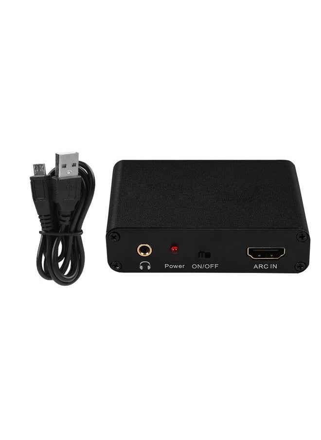 Thoraya Micro USB Aluminum Alloy HDMI Audio ARC Extractor Converter Return Channel Adapter  - Image 1