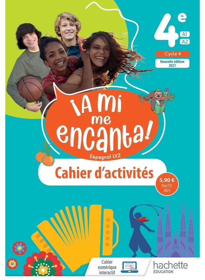 A mi me Encanta cycle 4/ 4e - cahier d'activités - Ed. 2021
