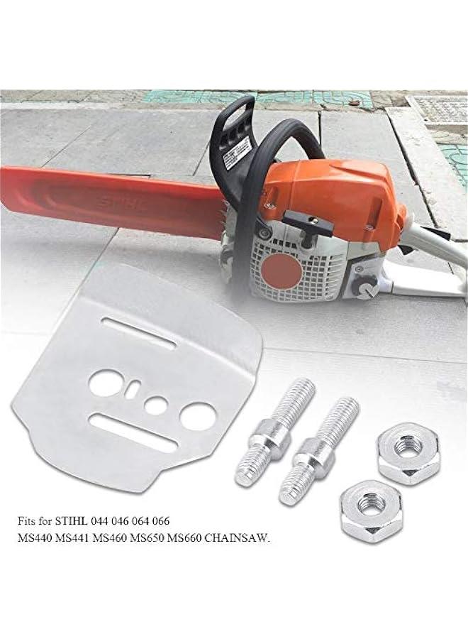 Hexagon Nut Side Plate Collar Screw Stud Fit for Stihl MS441 MS460 MS650 MS660 - Image 2
