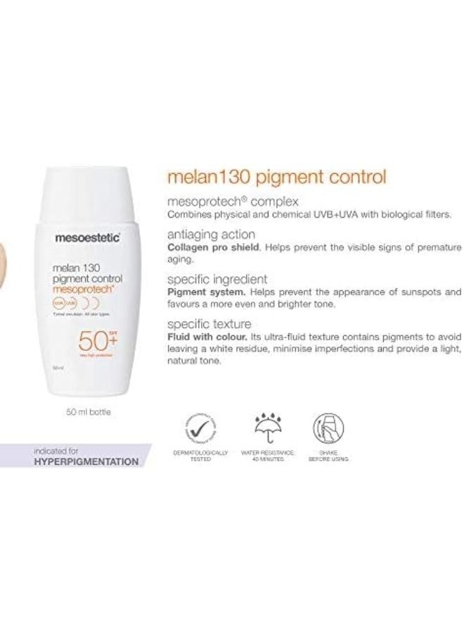 Mesoestetic Mesoprotech Melan 130+ Pigment Control SPF50+ Very High Protection