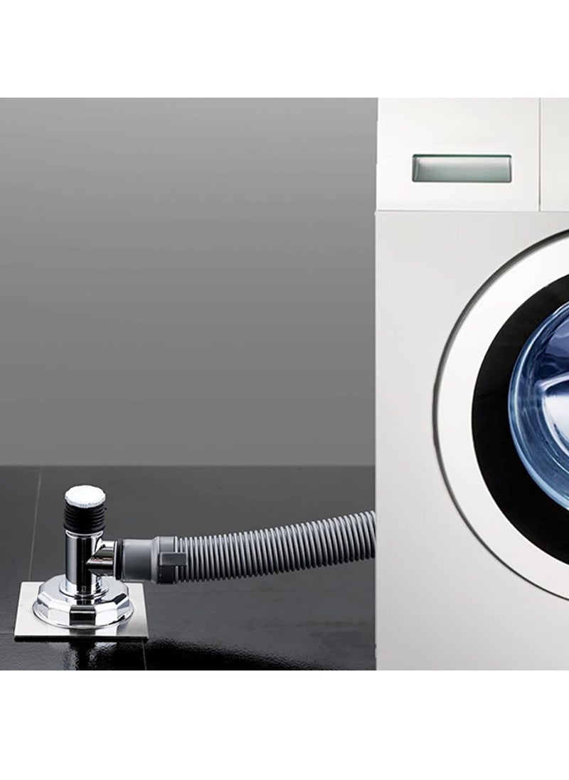 RATSAW - Drain Pipe Floor Drain Connector  Durable and Non Slip Three Way Downpipe Interface Washing Machine Drain Pipe Floor Drain Connector - Image 1