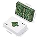 Wkchxd Playing Cards Deck of Cards 2 Pack Standard Playing Cards for Adult Premium Poker Card Set Deck of Playing Card for BlackjackEuchreCanastaFamily Game NightParty Games Green Red - Image 4