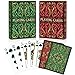 Wkchxd Playing Cards Deck of Cards 2 Pack Standard Playing Cards for Adult Premium Poker Card Set Deck of Playing Card for BlackjackEuchreCanastaFamily Game NightParty Games Green Red - Image 2