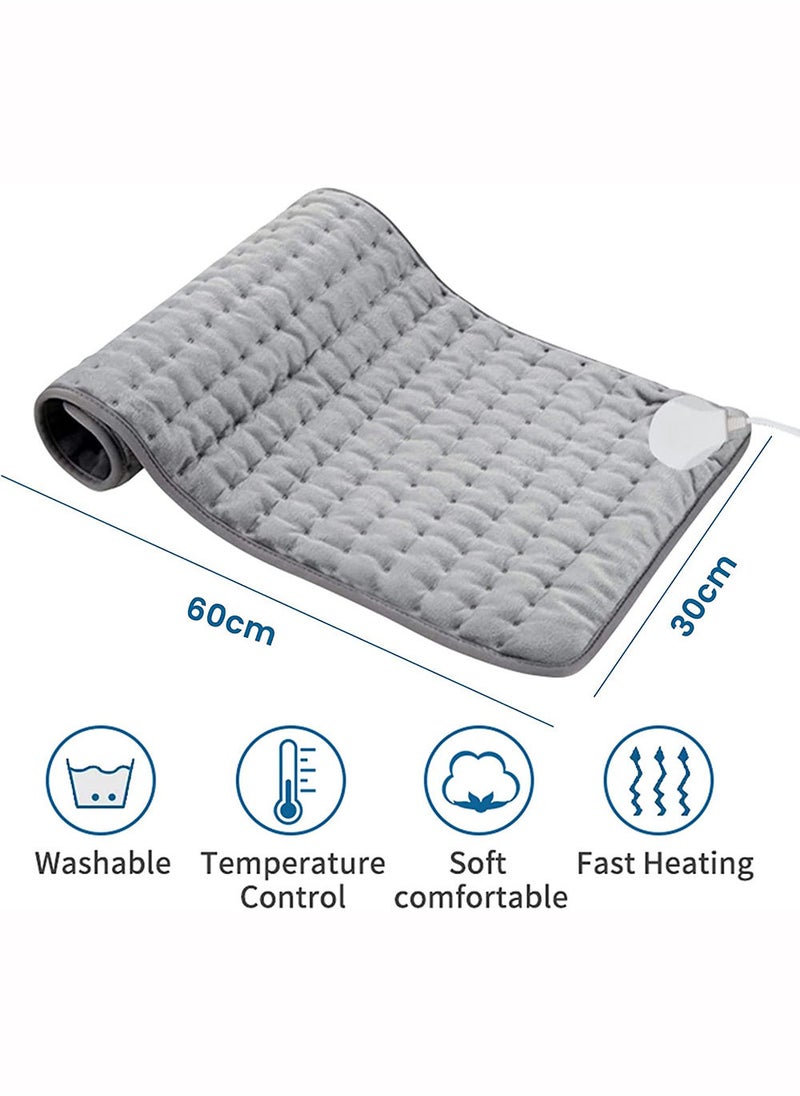 EzzySo - Heating Pad Electric Heat Pad For Back Pain And Cramps Relief Machine Washable - Image 1