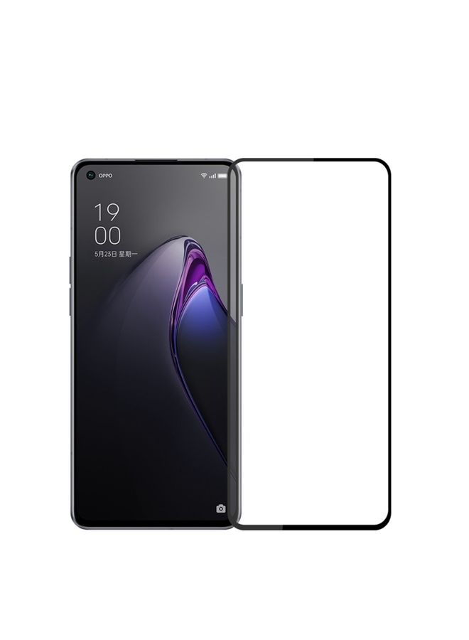 Screen Protector For OPPO Reno8 Pro+ PINWUYO 9H 2.5D Full Screen Tempered Glass Film(Black)