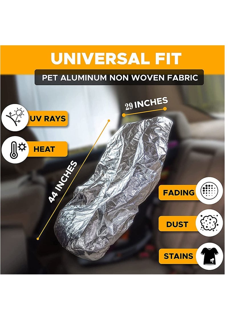 Y&D Baby Car Seat Sun Shade Cover, Infant Seats Heat Protector Keeps Your Toddler at a Cool Temperature, Covers, and Blocks Out & Sun, Reflective Covers For Seats. - Image 2
