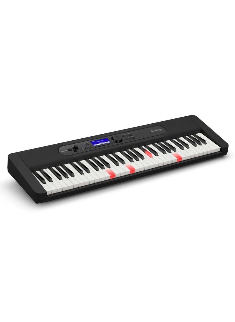 كاسيو - LK-S450 أورج تعليمي - بيانو بمفاتيح مضيئة - 600 نغمة - 200 إيقاع، مع محول طاقة - Image 1