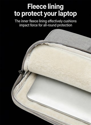 15.6 Inch Waterproof Laptop Bag Shockproof Fleece Lined Laptop Sleeve Case Slim Lightweight Travel Handbag With Luggage Strap Multi Pocket Protective Notebook Cover For Men Women HP Asus Acer Dell Lenovo - view 3